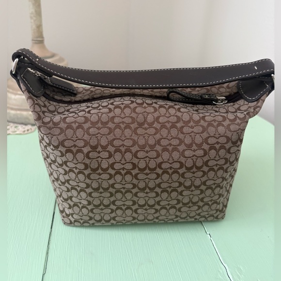 Coach Brown Signature Tote - Picture 3 of 5